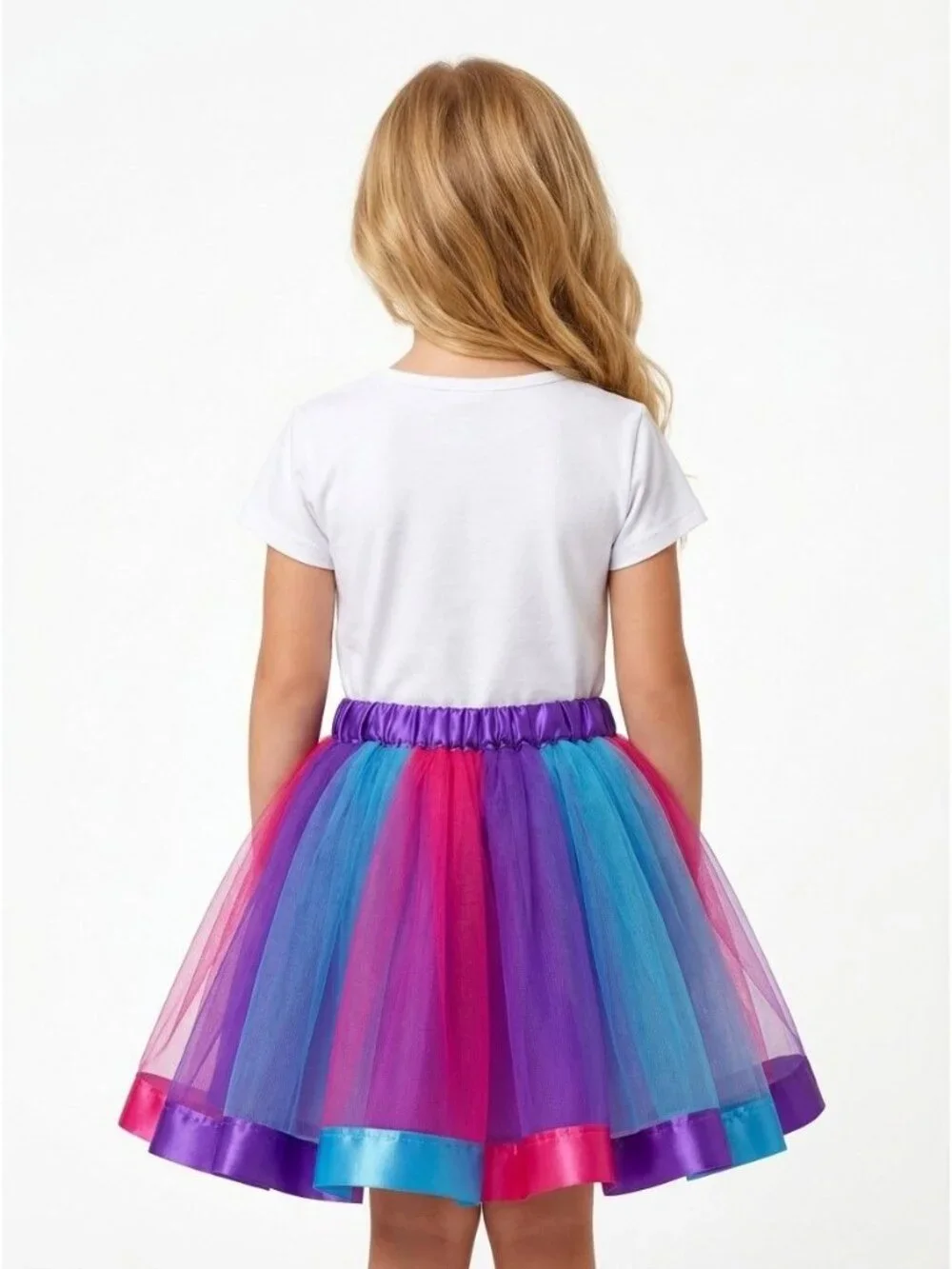 Girls Unicorn Rainbow Tutu Skirt Set